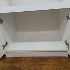 ★リユースのサカイ水戸店★  食器棚 白 H178×D38×W60 クリーニング済み MT5299の画像
