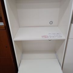 ★リユースのサカイ水戸店★  食器棚 白 H178×D38×W60 クリーニング済み MT5299の画像