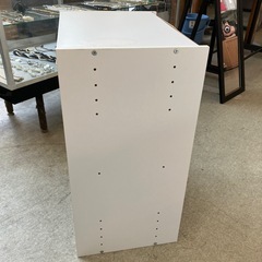 K2508-312 カラーボックス ホワイト 2段　キズ汚れ水しみ有りの画像