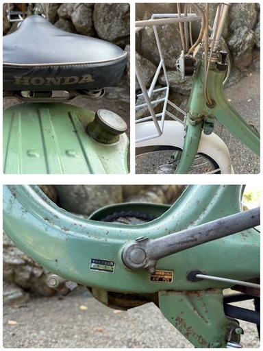 リトルホンダPS25貴重初期型ウブのオリジナル日常に乗れるように重整備、修理済み！ リトルホンダPS25貴重初期型ウブのオリジナル日常に乗れるように重整備