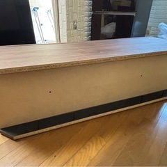 【美品】木製テレビボードの画像