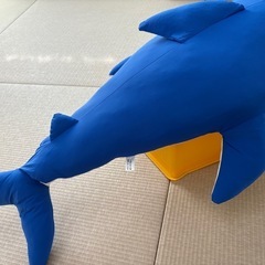 ヒヤッと接触冷感 シャーク超BIGぬいぐるみの画像