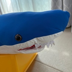 ヒヤッと接触冷感 シャーク超BIGぬいぐるみの画像