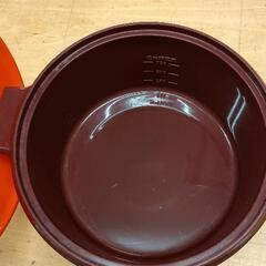 0827-019 シリコン鍋　シリコーンシチューポット　電子レンジ調理器具　18㎝パール金属の画像