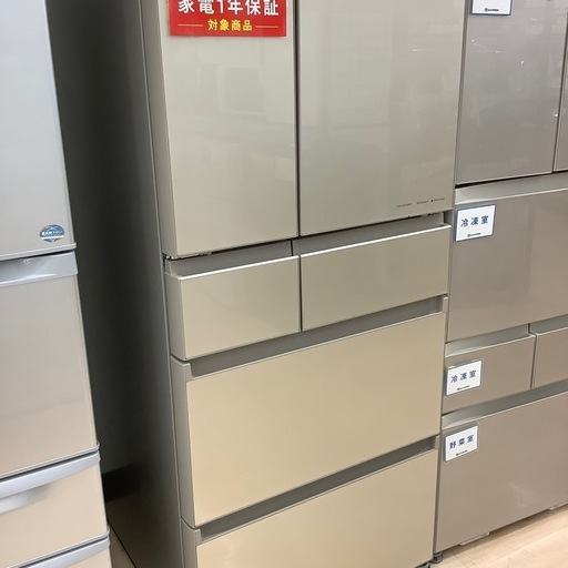 【１年間の動作保証付き】Panasonicの6ドア冷蔵庫NR-SPF458X-Nのご紹介です