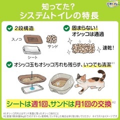 猫トイレ　二段構造の画像