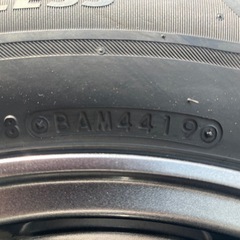 195/65R16 4穴PCD100 6.0J タイヤホイール4本セット　の画像