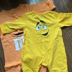 長袖ロンパ4点セット ミッキー&m&m 80 90の画像