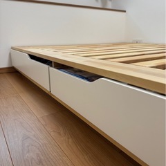 【IKEA】ベッドフレーム　マンダール　クイーンサイズの画像
