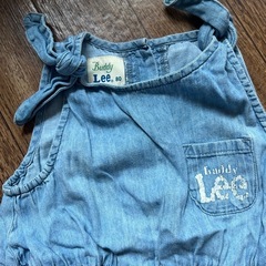 Lee 80size デニムワンピース風ロンパの画像
