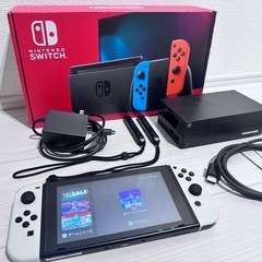 【箱あり】Nintendo Switch 本体（ジョイコンのみ有機ELモデル）の画像