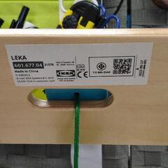 0827-032 IKEA LEKA 木製ベビージムの画像