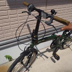 【レア】DOPPELGANGER ドッペルギャンガー 折りたたみ自転車 250 Promenade 20インチ 外装7段変速 ブリティッシュグリーン 250-GRの画像