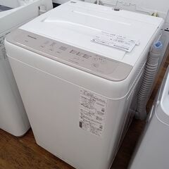 ★リユースのサカイ水戸店★ Panasoniｃ 洗濯機 6kg 21年製 動作確認／クリーニング済み MT5305の画像