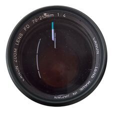 186000 現状品 Canon キヤノン ズームレンズ FD70-210㎜　f/4.0  ブラック [A1000023065450A]の画像