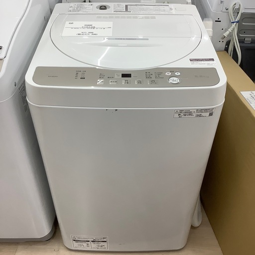 【１年間の動作保証付き】SHARPの全自動洗濯機ES-GE5GJのご紹介です