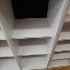 【リユースのサカイ八街店】★ジモティ割あり★ 収納棚　ホワイト　クリーニング済　YJ7570の画像
