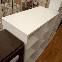 【リユースのサカイ八街店】★ジモティ割あり★ 収納棚　ホワイト　クリーニング済　YJ7570の画像