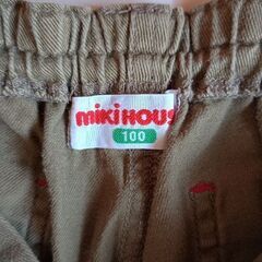 ミキハウス　ショートパンツ100cmの画像