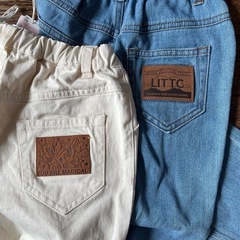 Littc デニムパンツ ショーパン トレーナー4点セットの画像