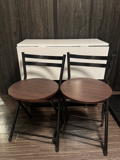 4人掛け バタフライ 伸縮 収納 引き出し 幅100ダイニングテーブル