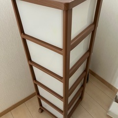 クリアケース　5段ボックスの画像