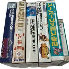 186000 動作未確認 任天堂 ／ Nintendo ニンテンドオ スーパーファミコン 6点まとめ売り [A1000025408255A]の画像
