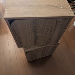木製ボックス　2個セットの画像