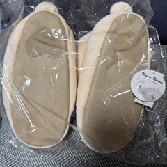 新品　可愛い白くま　ブーツスリッパの画像