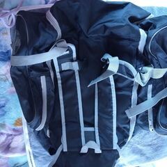 小学校のキャンプリュック　黒の画像