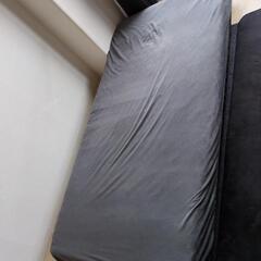 シングルベッド　脚付きマットレス　ボンネルコイルの画像