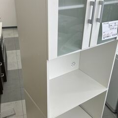 ★リユースのサカイ千葉中央店★期間限定割引有  食器棚 ホワイト H177×D38×W60 クリーニング済み TC4369　　SAKAI家具の画像