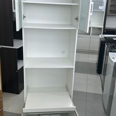 ★リユースのサカイ千葉中央店★期間限定割引有  食器棚 ホワイト H177×D38×W60 クリーニング済み TC4369　　SAKAI家具の画像