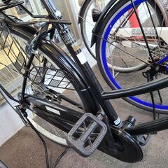 J1386【リユースのサカイ柏店】シティサイクル　ダイナモライト　ブラック　★店頭にて試乗可★ 簡易クリーニング済　　 中古自転車 　流山市  松戸市 我孫子市 鎌ヶ谷市 船橋市 守谷市 取手市の画像