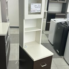 ★リユースのサカイ千葉中央店★期間限定割引有  隙間収納 ホワイト H170×D45×W30 クリーニング済み TC4370の画像