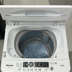 ★リユースのサカイ千葉中央店★ Hisense 洗濯機 5.5kg 24年製 動作確認／クリーニング済み TC4371の画像