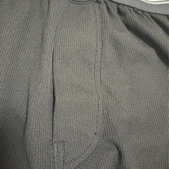 ユニクロ　メンズ　ステテコ　黒の画像