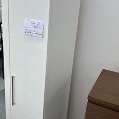 ★リユースのサカイ千葉中央店★期間限定割引有  ワードローブ ホワイト H200×D55×W100 クリーニング済み TC4377の画像