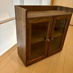 salut! サリュ　ウッド小さめキャビネットの画像