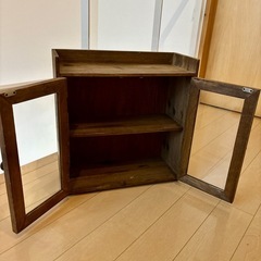 salut! サリュ　ウッド小さめキャビネットの画像