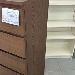 ★リユースのサカイ千葉中央店★期間限定割引有  チェスト ブラウン H123×D48×W80 クリーニング済み TC4378　SAKAI家具の画像