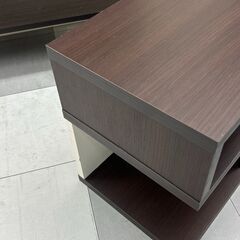 ★リユースのサカイ千葉中央店★期間限定割引有  テレビ台 ブラウン H38×D30×W79 クリーニング済み TC4380の画像