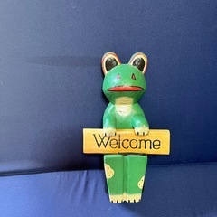 木製カエル 3点セット【メッセージ付き】 🐸の画像