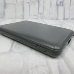 ( M-804 )モバイルバッテリー ELECOM エレコム 5000mAh ダークグレー DE-C37-5000DGY PSEマーク認証 中古 動作確認済みの画像