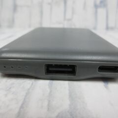 ( M-804 )モバイルバッテリー ELECOM エレコム 5000mAh ダークグレー DE-C37-5000DGY PSEマーク認証 中古 動作確認済みの画像