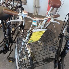 J1390【リユースのサカイ柏店】シティサイクル　Nity FASHION　ダイナモライト　ホワイト　★店頭にて試乗可★ 簡易クリーニング済　　 中古自転車 　流山市  松戸市 我孫子市 鎌ヶ谷市 船橋市 守谷市 取手市　の画像