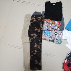 【パジャマ1枚追加しました。】男の子　服（110センチ、120センチ）　スニーカー20センチ　の画像
