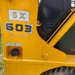 日立建機　ボブキャット　スキッドステアローダー SX603の画像
