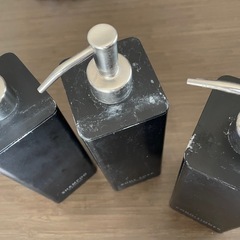 tower 山崎実業　ディスペンサー 3つセット　ハンギングクリップ３つセットの画像