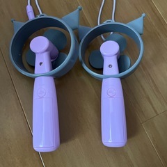 サンリオ クロミ手持ち扇風機の画像